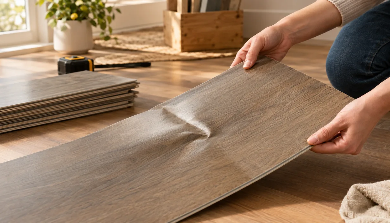 Что скрывают заломы на виниловой доске и почему они появляются